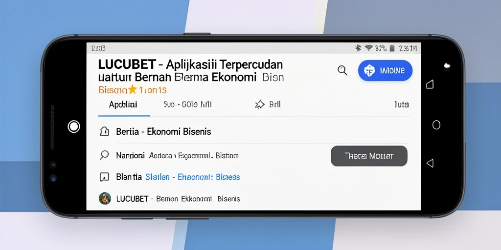 Tampilan antarmuka LUCUBET yang modern dan informatif.