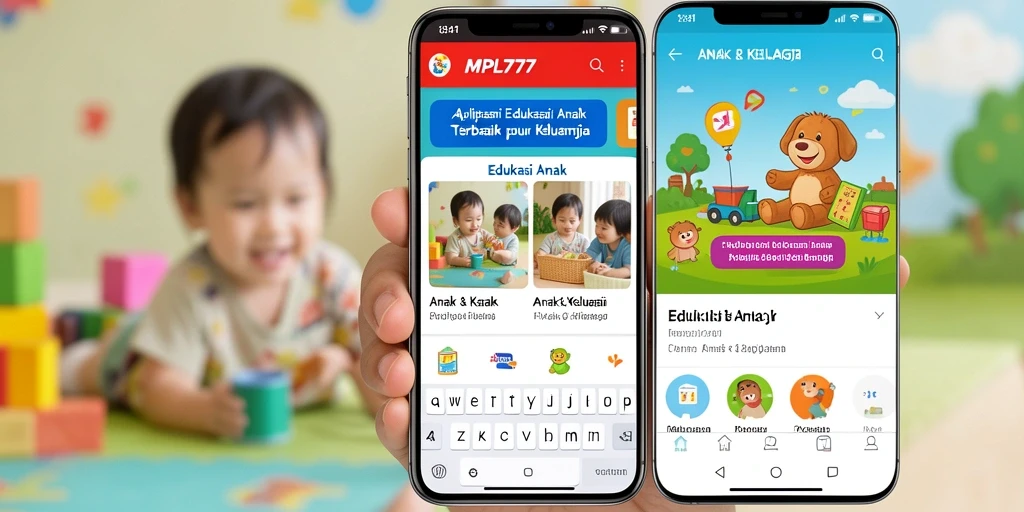 Antarmuka pengguna MPL777 yang ramah anak dan menarik.
