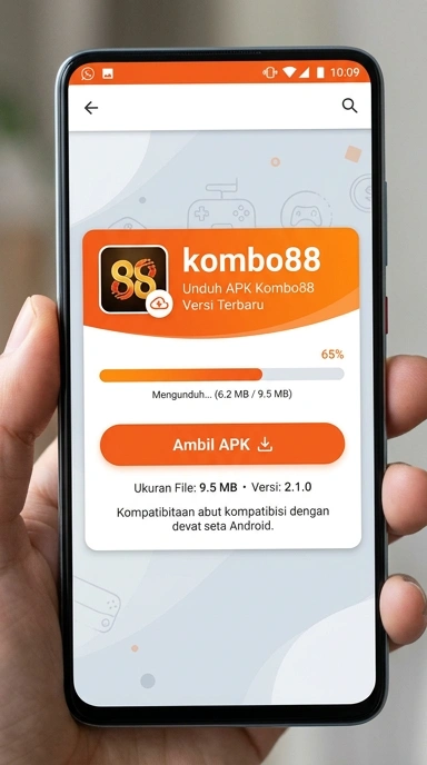 Tampilan halaman APK kombo88